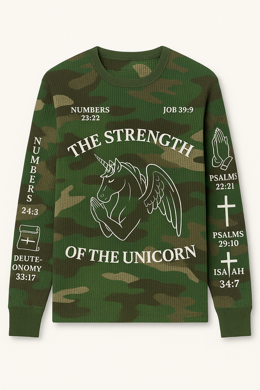 Anointed horn camo thermal