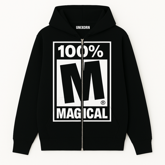 M MAGICAL BLACK HOODIE